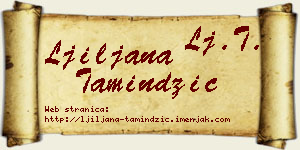 Ljiljana Tamindžić vizit kartica